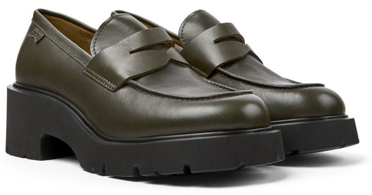 Camper Loafers in Green | Lyst