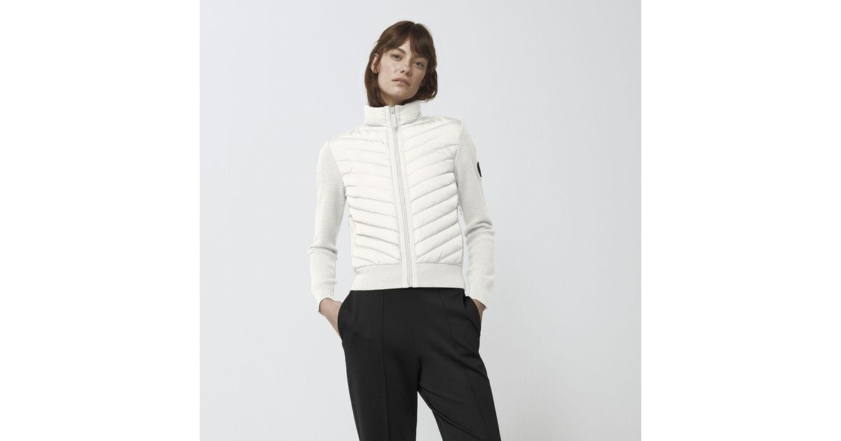 Canada Goose Hybridge Knit Jacket Black Label in White Lyst