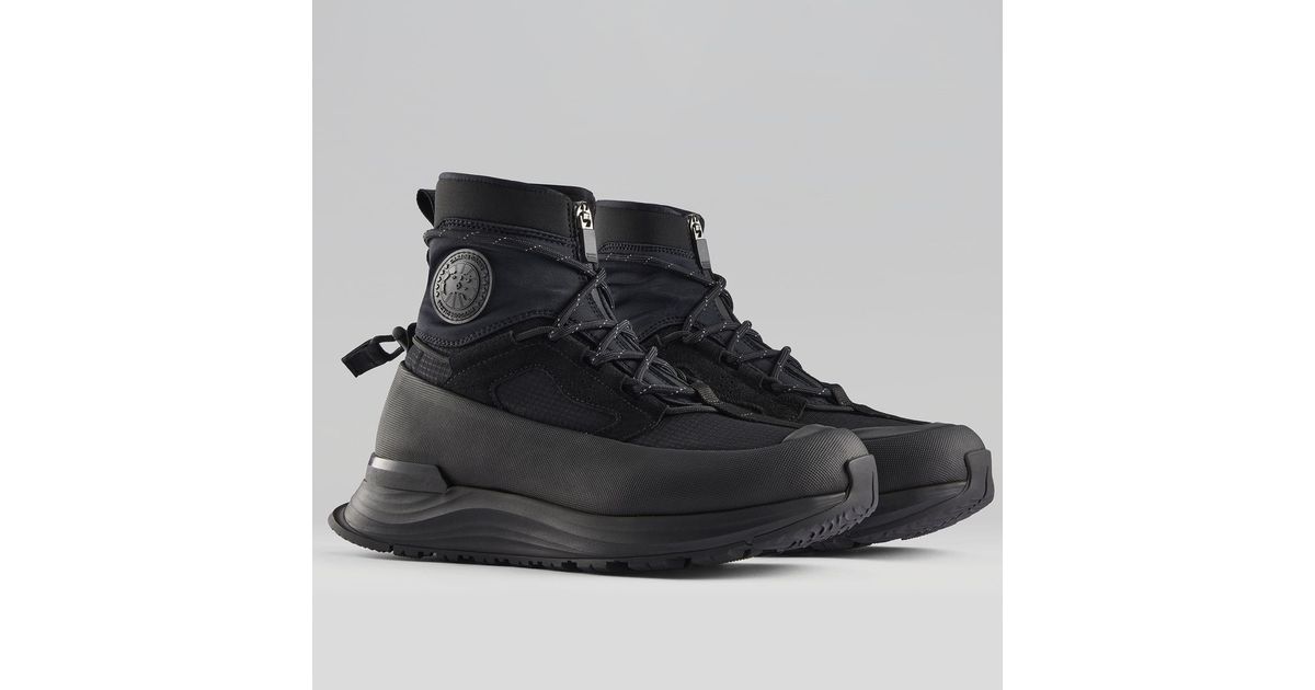 Canada Goose Glacier Trail Sneaker High in Black Lyst