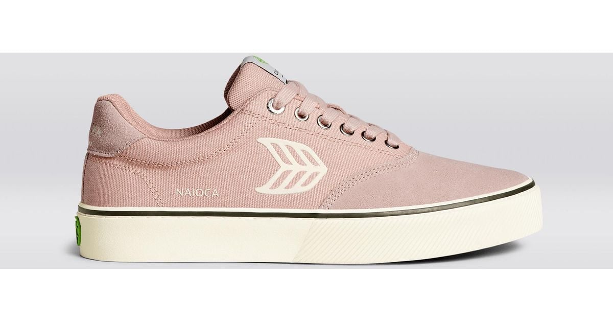 CARIUMA Naioca Skate Suede And Canvas Logo Sneaker in Pink Lyst