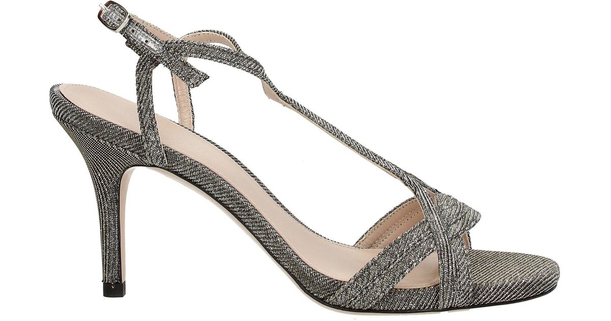 stuart weitzman silver sandals