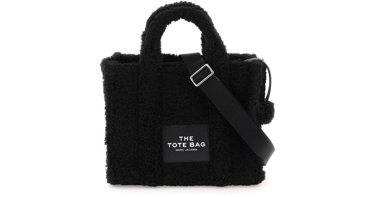 Marc Jacobs Fur The Tote Bag Small Teddy Marc Jacobs (the) in Black ...