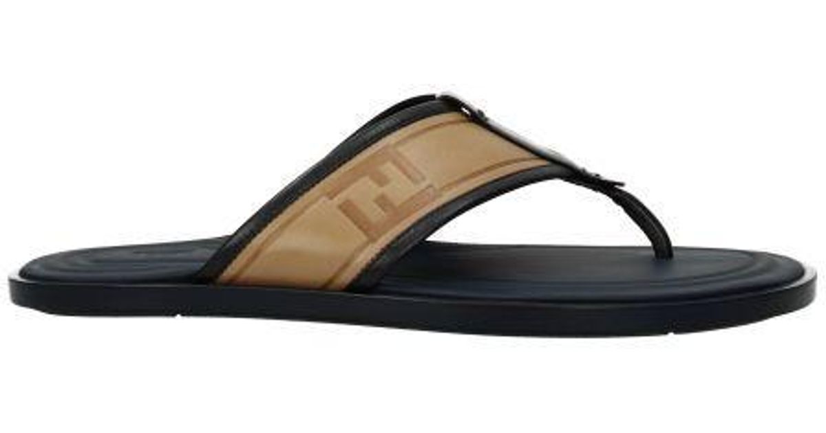 fendi fur flip flops