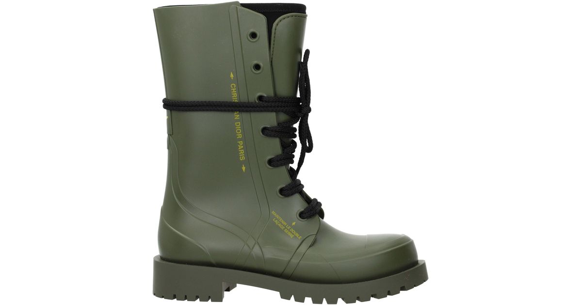 dior green boots