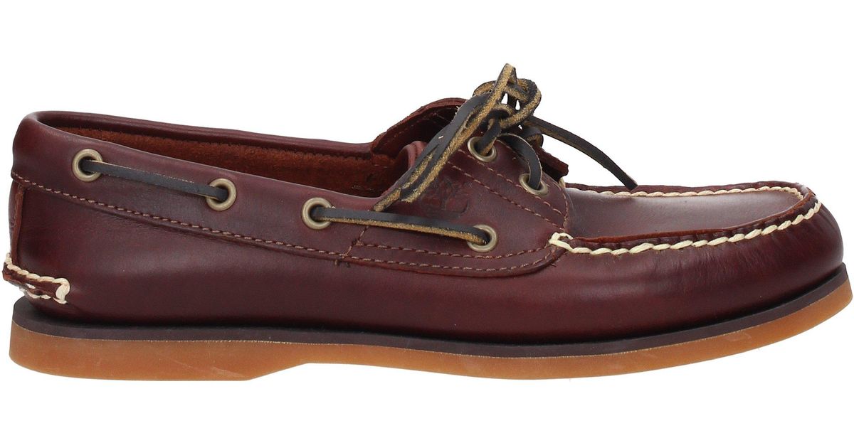 Timberland Leather Loafers Men Brown for Men - Lyst