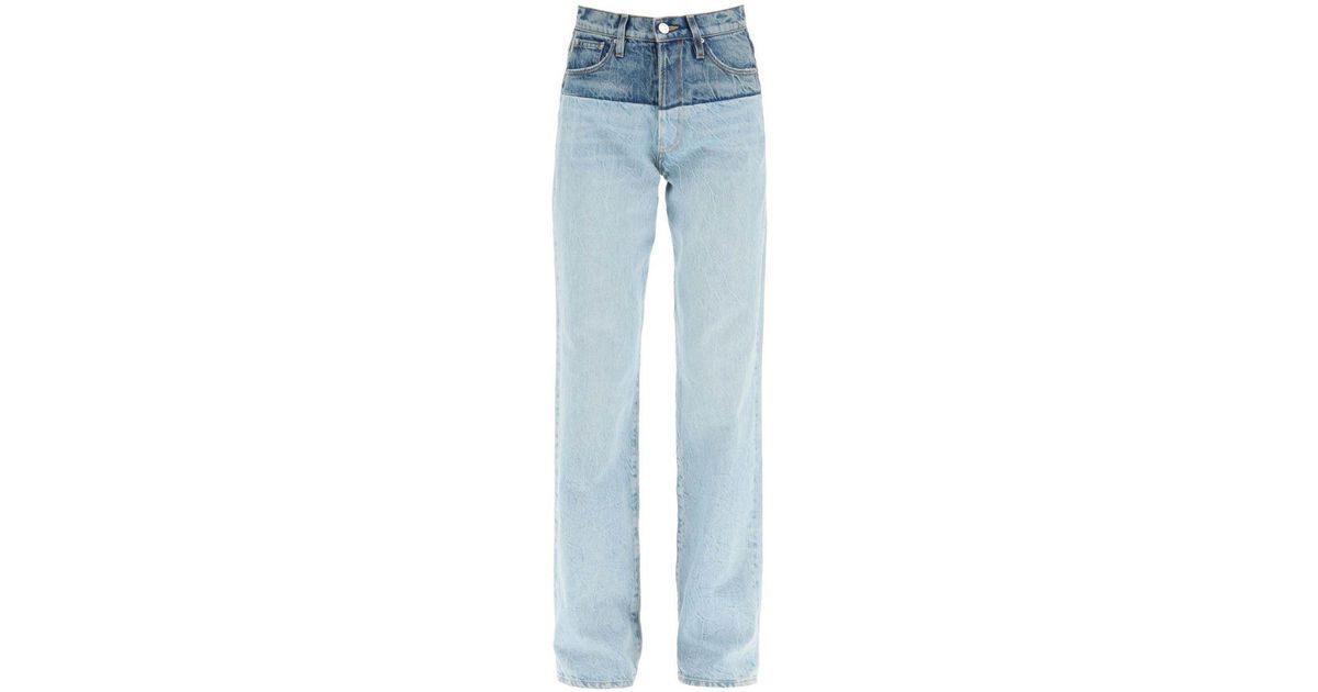 Amiri Denim Hybrid Jeans in Blue/Light Blue (Blue) Lyst Canada