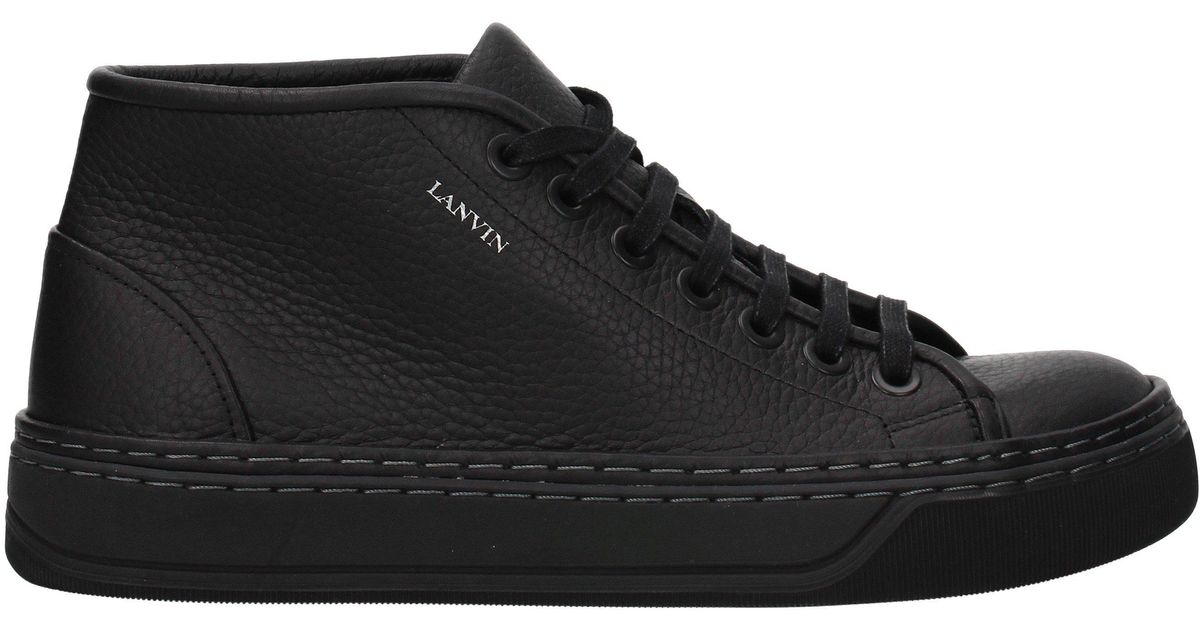 mens black lanvins