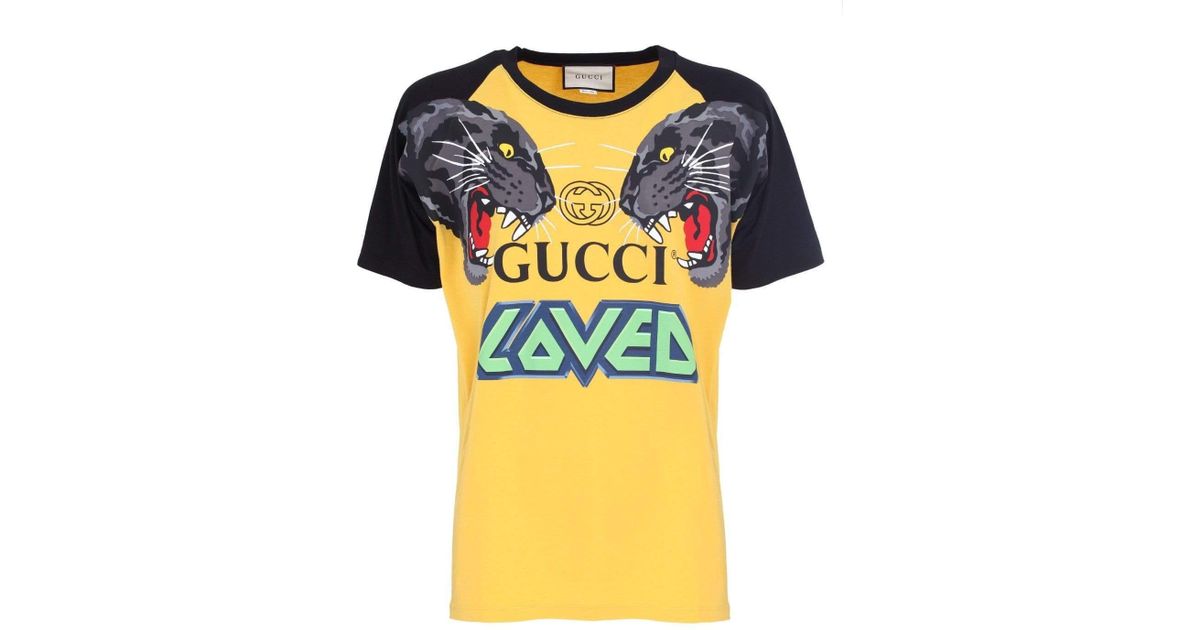 gucci written t shirt