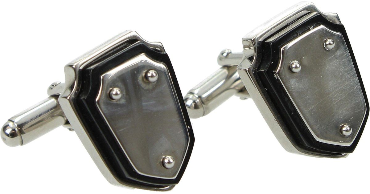 Prada Cufflinks And Tie Clips Men Silver in Metallic for Men Lyst