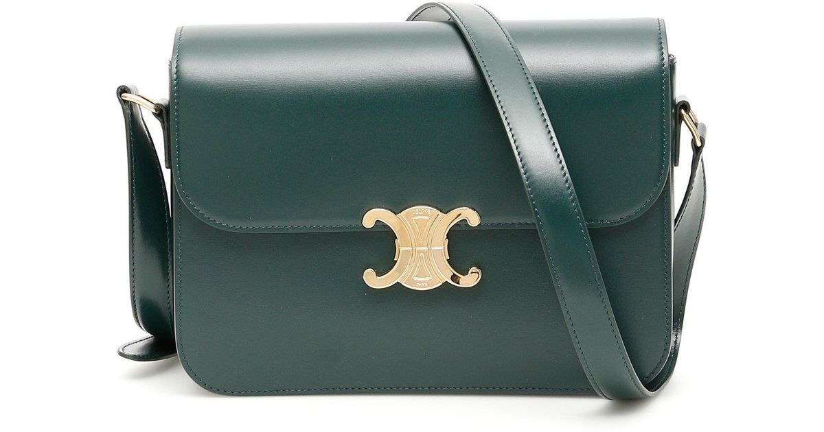 celine triomphe green