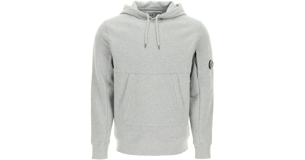 cp company fleece hoodie