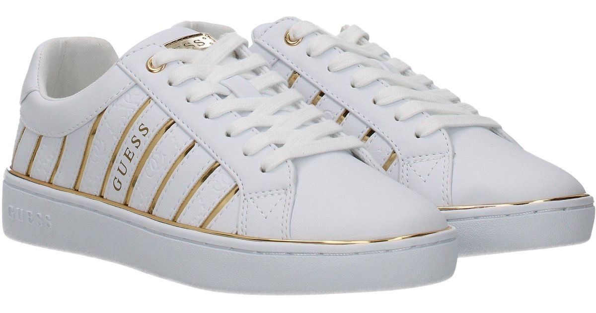 guess white sneakers women's