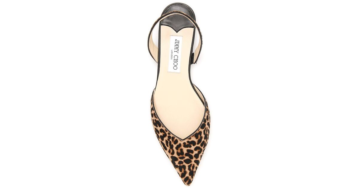 leopard print slingback flats