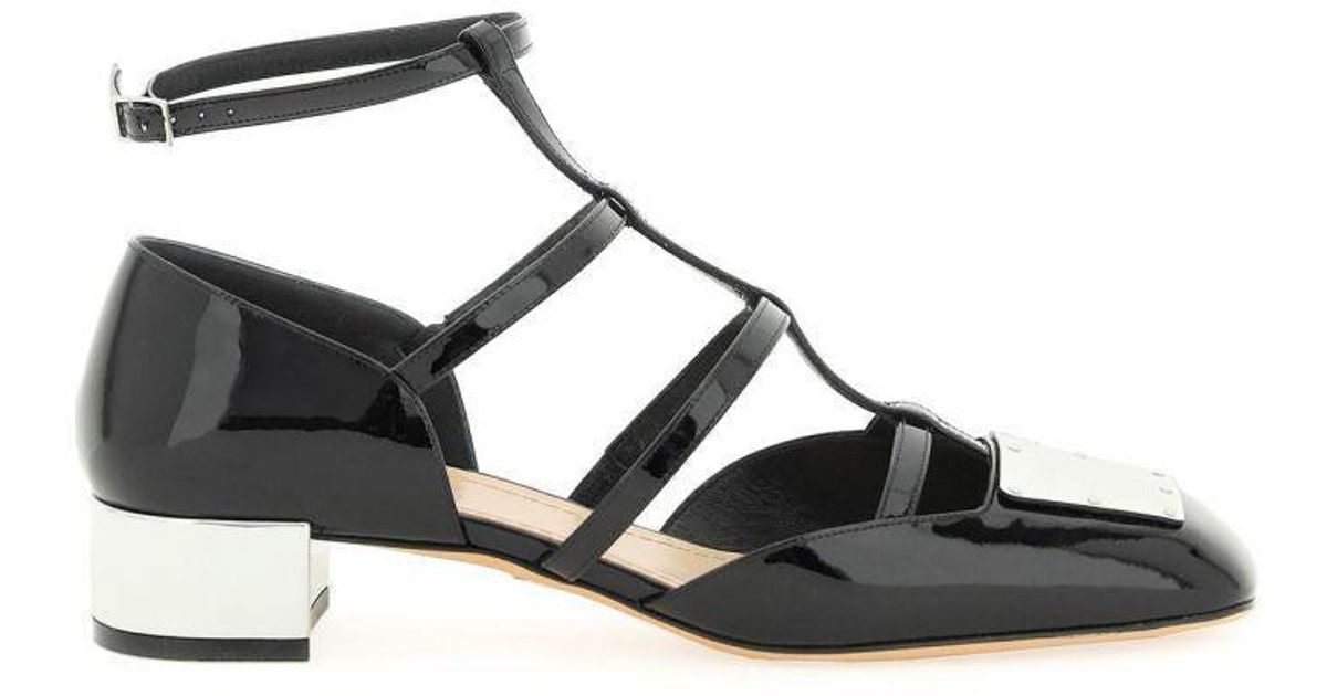 dior poème lace ballerina flat