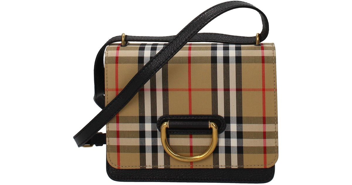 Burberry Leather Crossbody Bag Women Beige Lyst