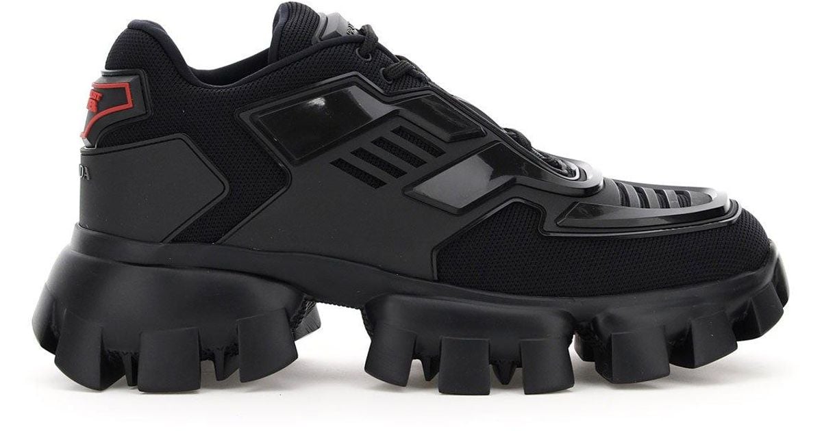 Prada Cloudbust Thunder Sneakers in Black - Lyst