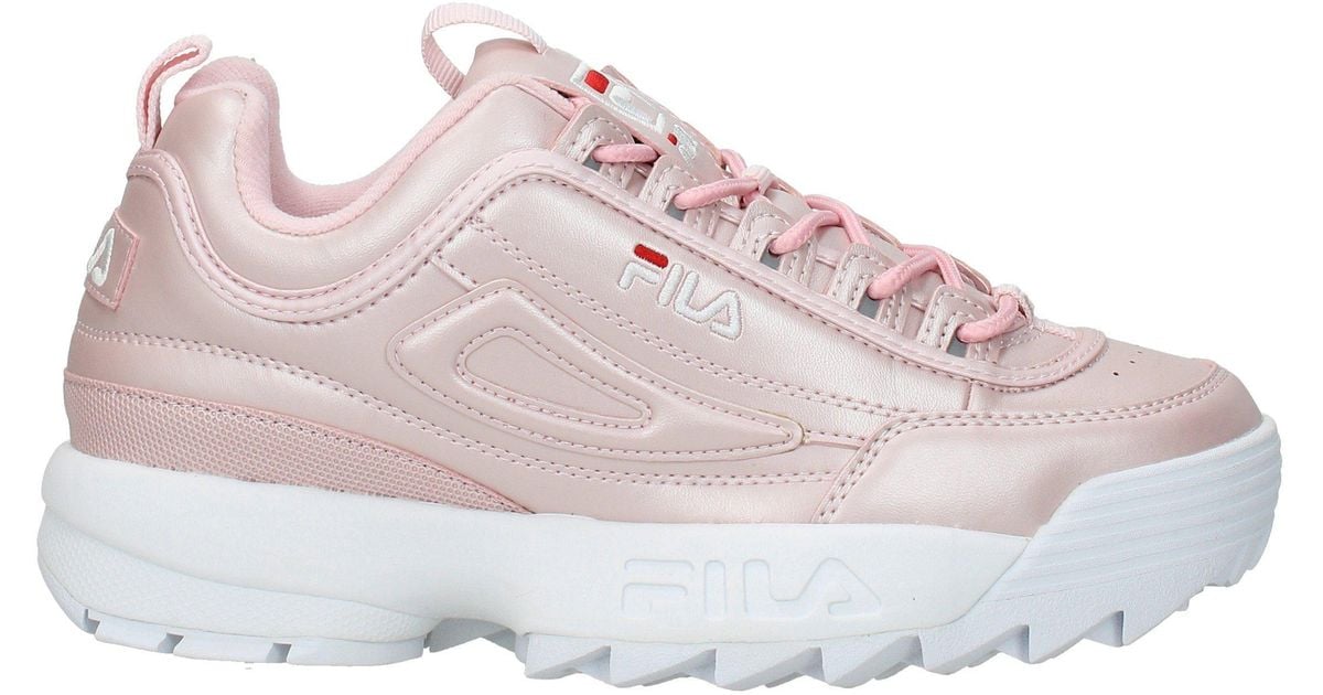 pink fila high tops