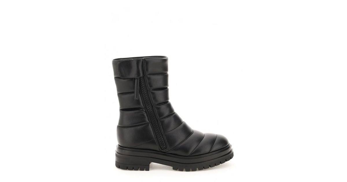 gianvito rossi eiko leather ankle boots