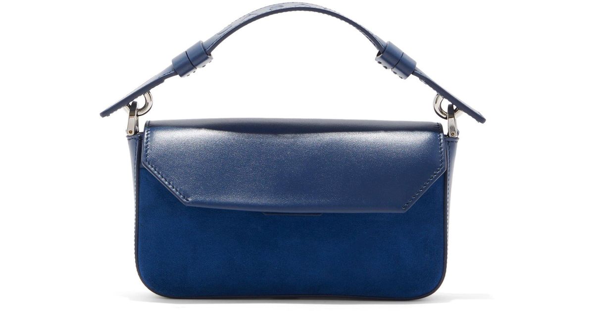 Casadei C-chain Leather Shoulder Bag in Blue | Lyst