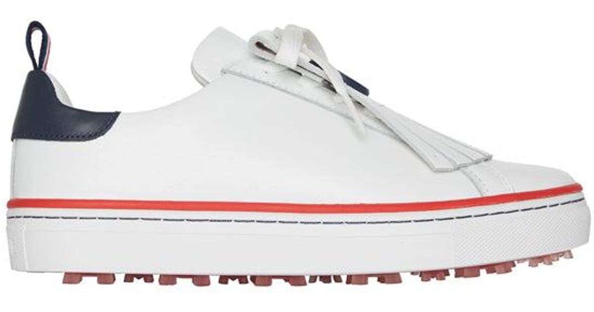 G/FORE Contrast Accent Kiltie Distruptor G4la23ef50 in White Lyst