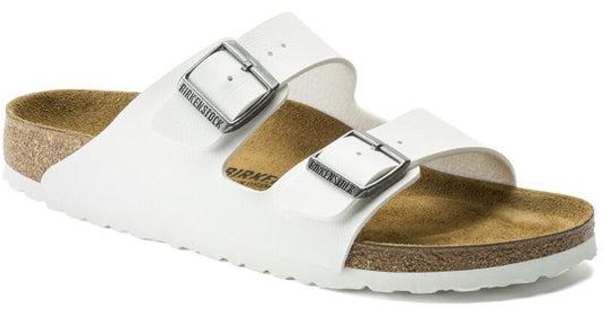 mens white arizona birkenstocks