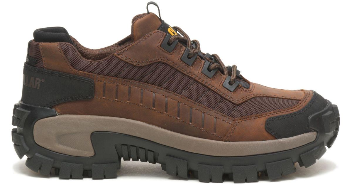 Caterpillar Erpillar Invader Steel Toe Work Shoe Dark Brown for Men Lyst