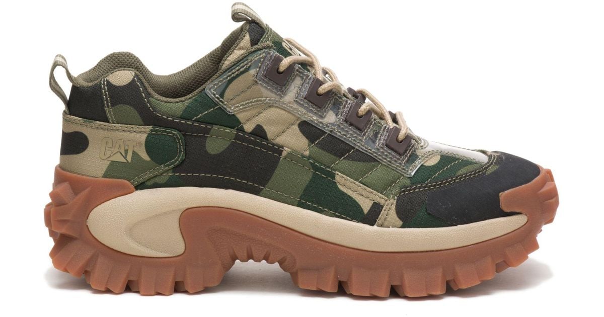 Caterpillar Rubber Erpillar Intruder Shoe Camo in Green Lyst