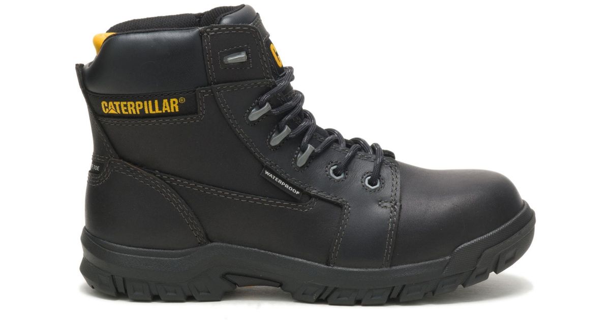 Caterpillar Leather Erpillar Resorption Waterproof Composite Toe Work