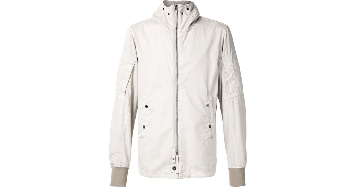 chambray pw hooded jacket