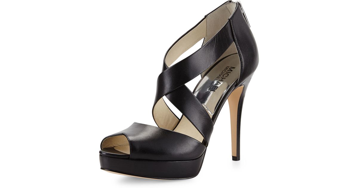 michael kors criss cross sandals