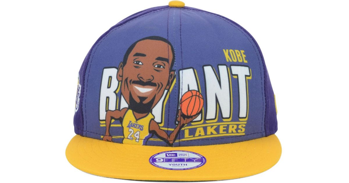 KTZ Kids' Kobe Bryant Los Angeles Lakers Player 9Fifty Snapback Cap for Men  | Lyst