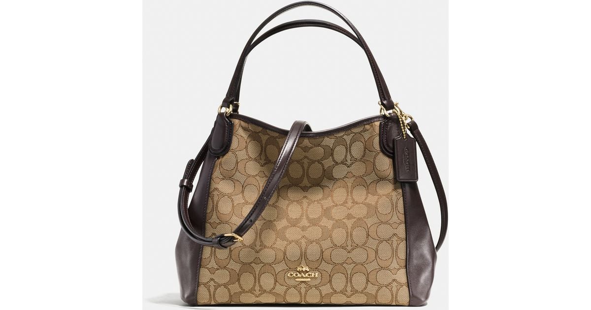 edie shoulder bag 31 in signature jacquard
