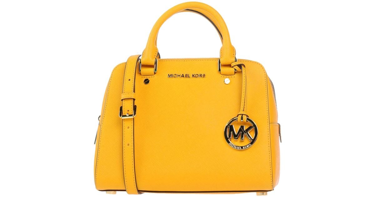 yellow handbags michael kors