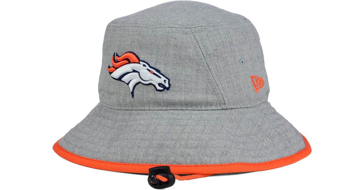 denver broncos bucket hat orange