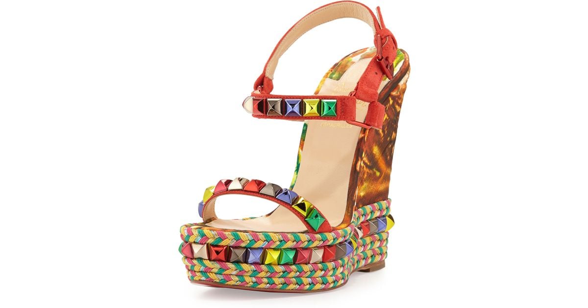 louboutin wedges Multicolore louboutin wedges Multicolore