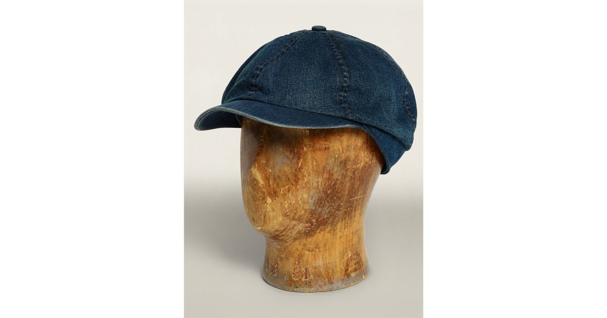90s RRL DENIM NEWSBOY CAP 帽子