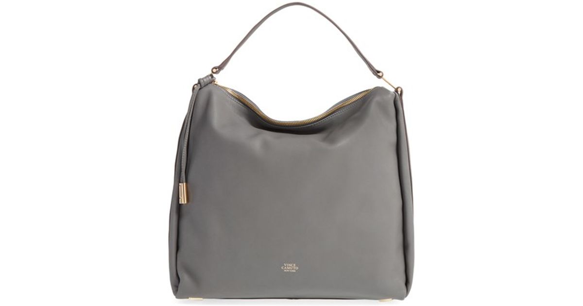 vince camuto black leather purse