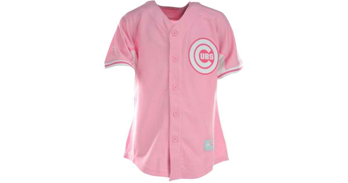 womens pink cubs jersey