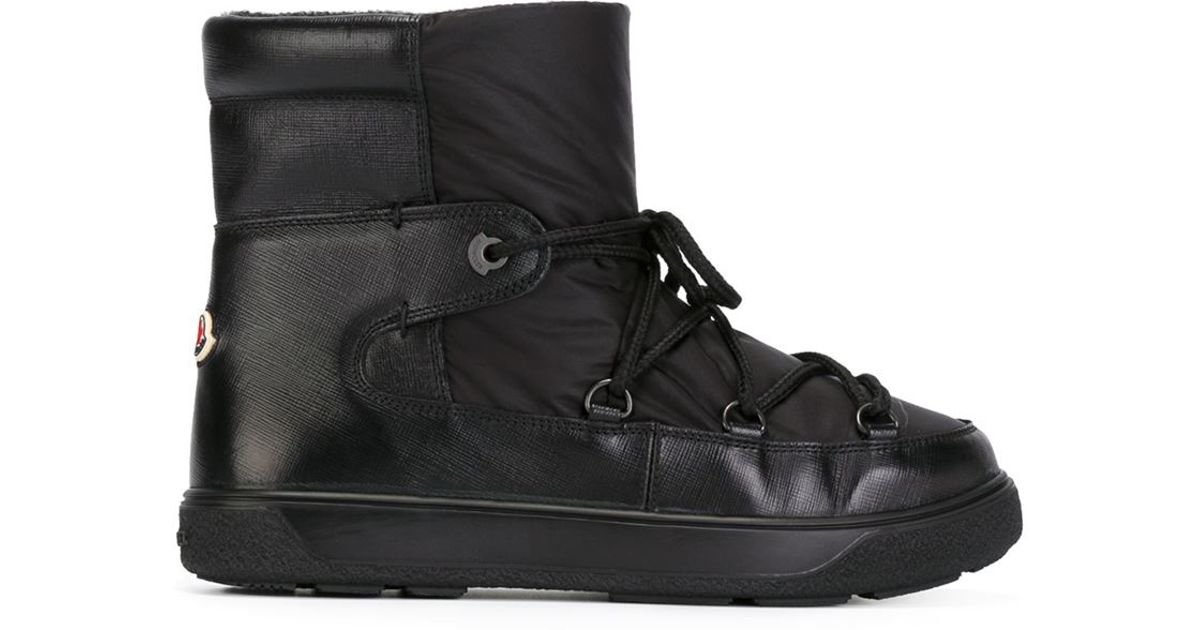Moncler 'fanny' Snow Boots in Black - Lyst