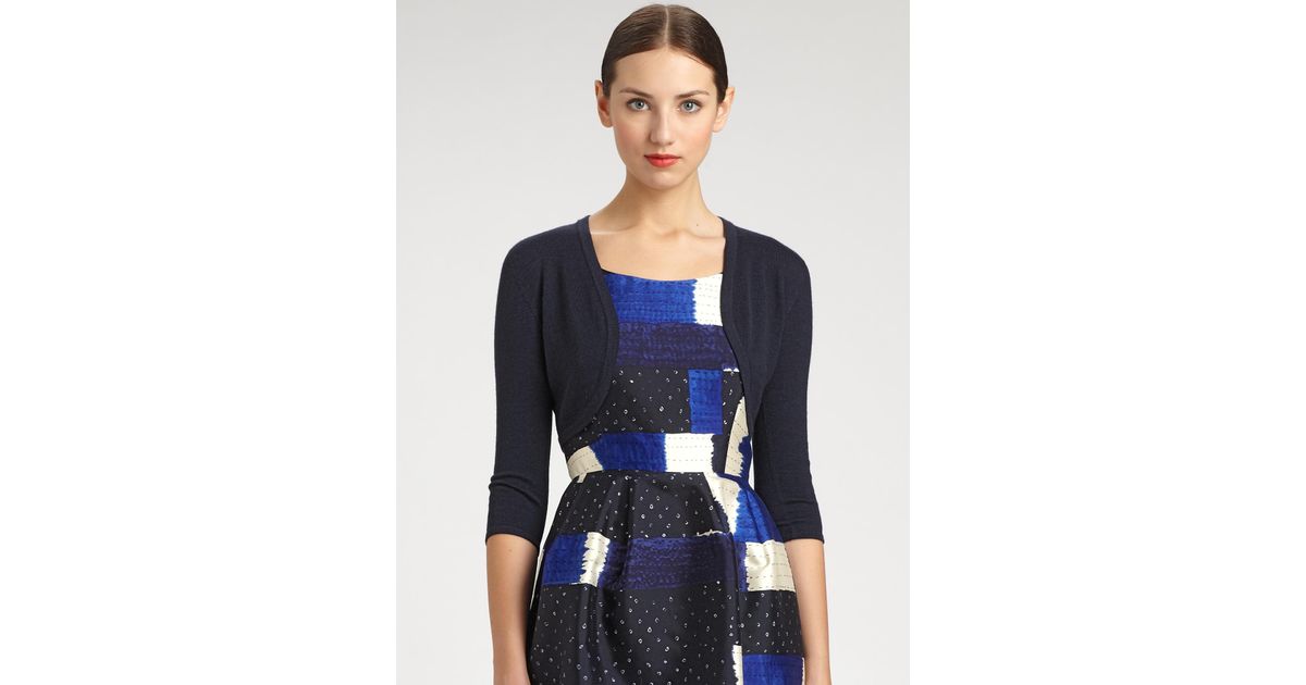 ami de coeur intarsia oversize cardigan
