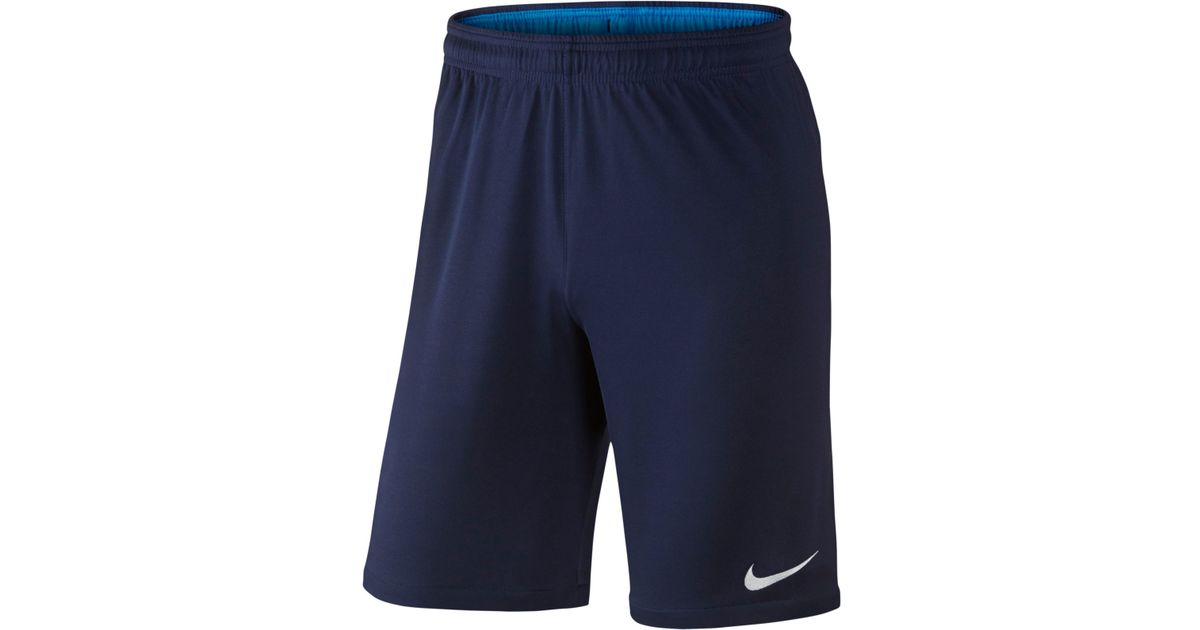 nike navy blue soccer shorts