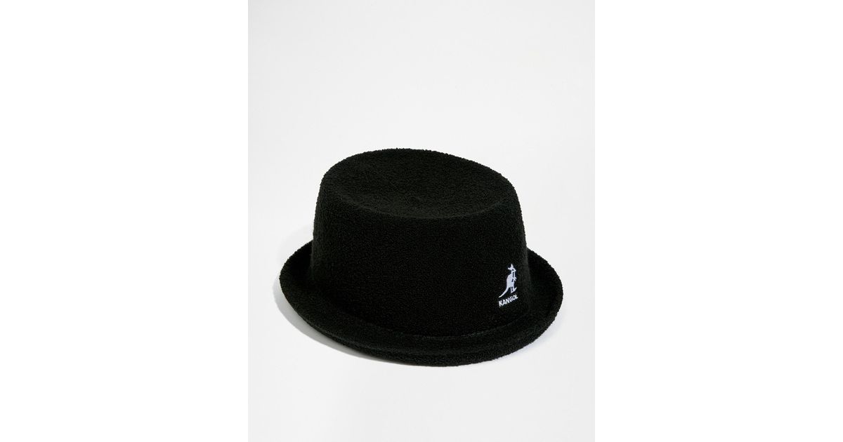 Kangol Bermuda Mowbray Pork Pie Hat in Black for Men | Lyst