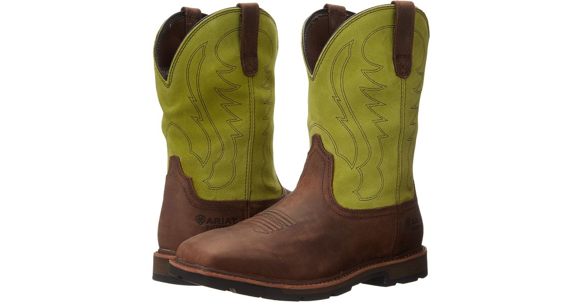 ariat groundbreaker wide square toe h20