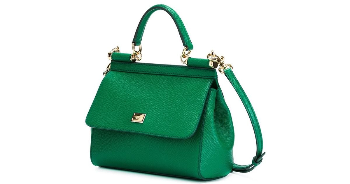 green dolce and gabbana purse