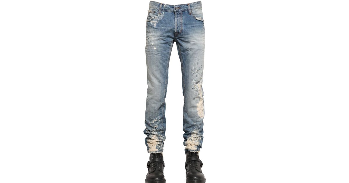 bleaching raw denim