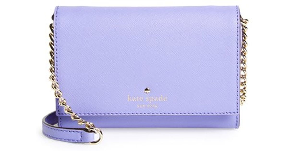 kate spade purple crossbody purse