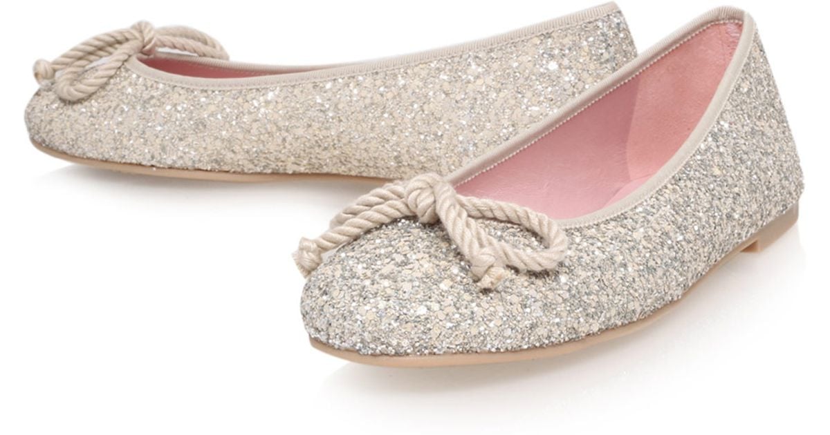 Pretty ballerinas Glitter Ami Ballerina Flats in Metallic Lyst