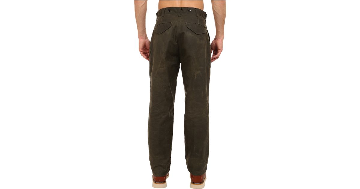 Filson single tin cloth pants