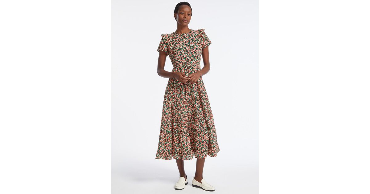 Cefinn Sawyer Cotton Maxi Dress in Natural | Lyst UK