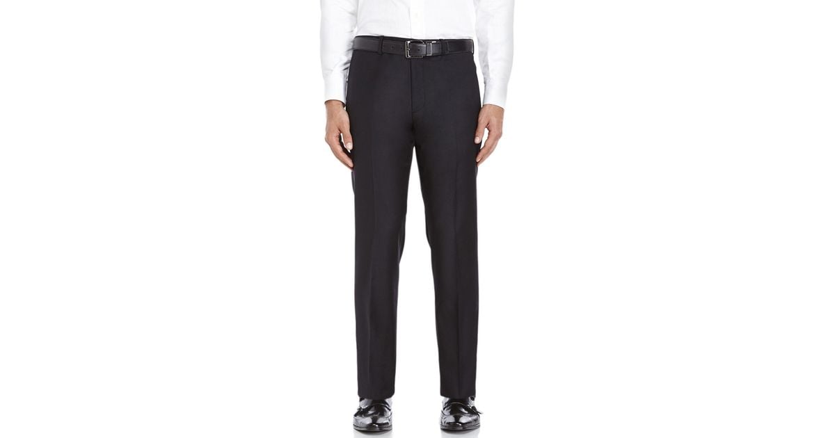 Theory Black Slim Fit Wool Suit Pants for Men - Lyst